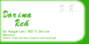 dorina reh business card